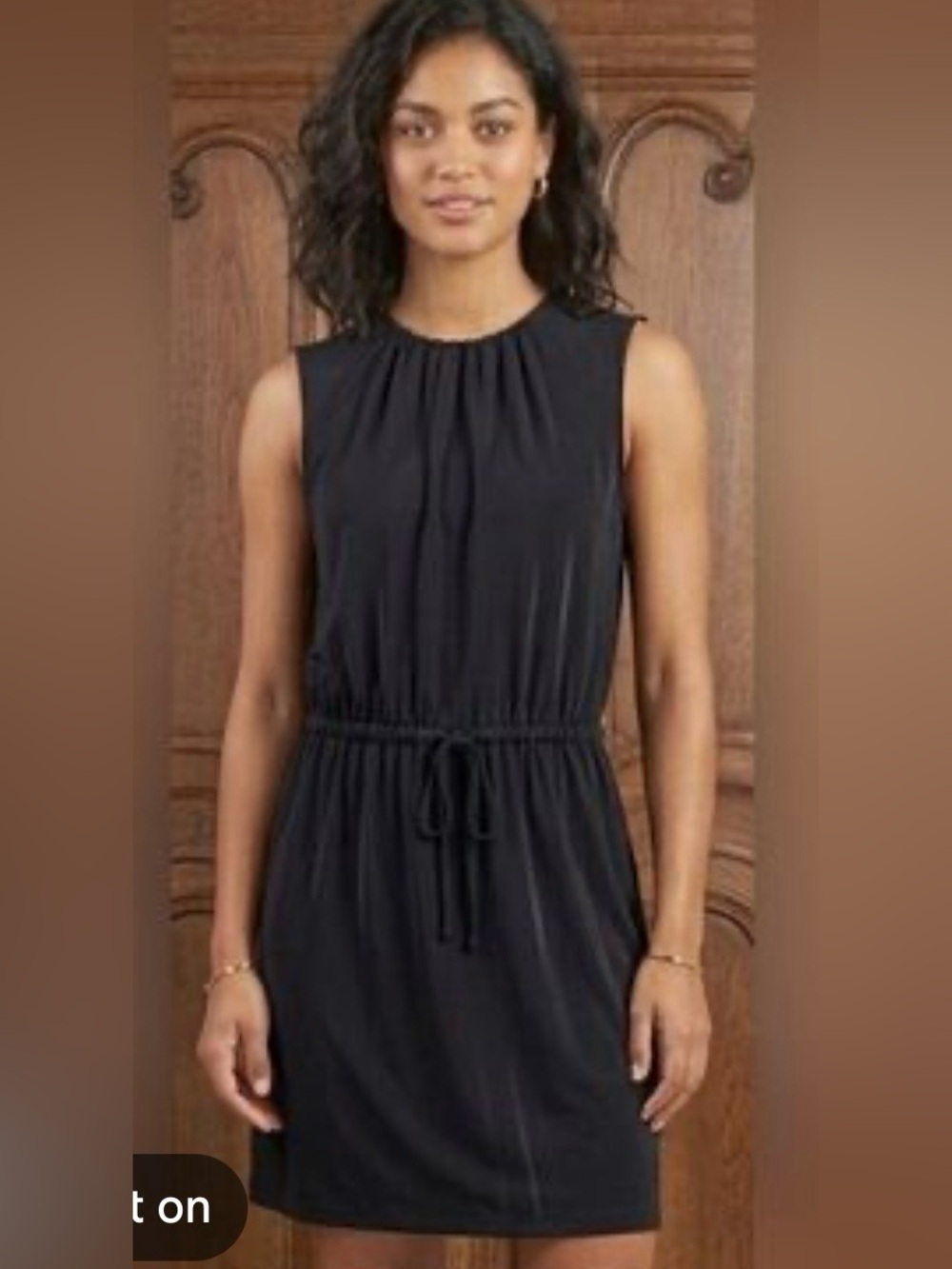 Ann Taylor LOFT Classic Blouson Silhouette Drawstring Waist Size Large - Picture 1 of 5